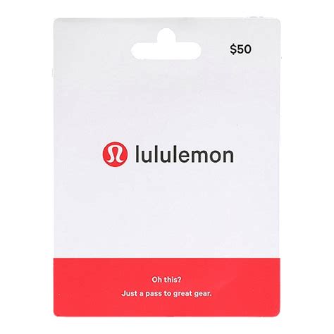 Lululemon Gift Card Design 1