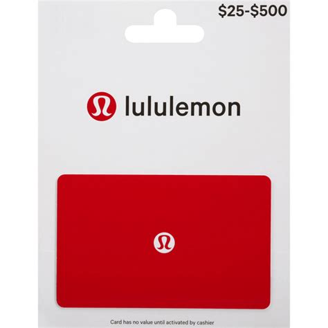 Lululemon Gift Card Design 2