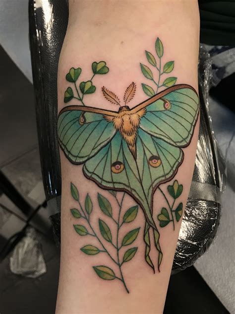 Lunar Moth Tattoo Pictures