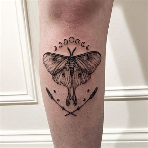 Lunar Moth Tattoo Placement