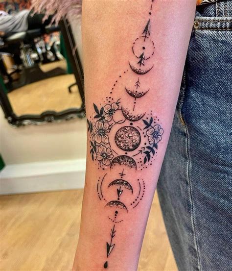 Lunar Phase Tattoo Symbolism