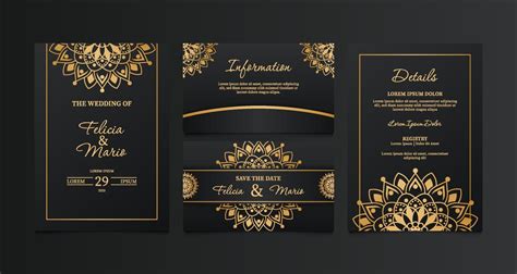 Luxurious Wedding Invitation Template