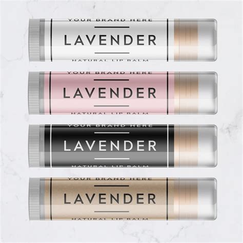 A luxury lip gloss label template