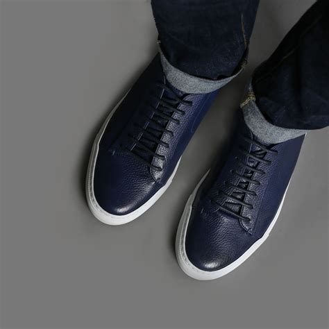 Luxury Navy Sneakers