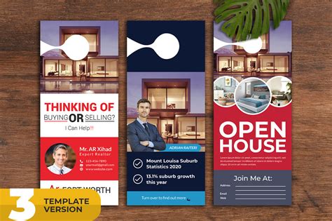 Luxury Real Estate Door Hanger Template Design