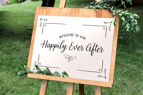 Luxury Wedding Welcome Sign Example