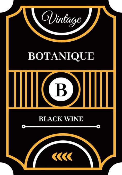 Luxury Wine Label Template