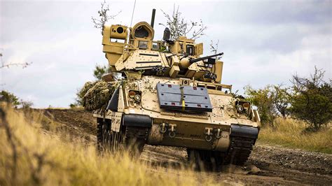 M2 Bradley Fighting Vehicle in action