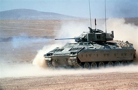 M2 Bradley in combat during the Gulf War