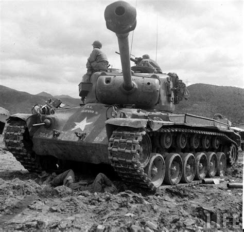 M26 Pershings in Korea