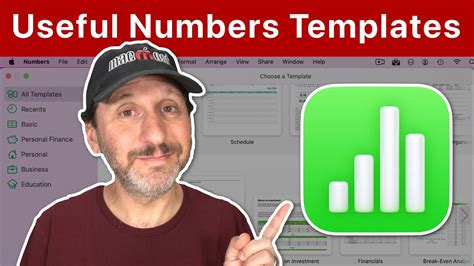 Mac Numbers templates