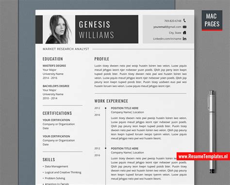 Minimalist Resume Template