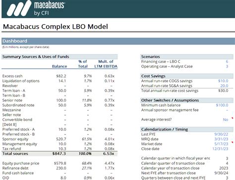 Macabacus Advanced Reporting