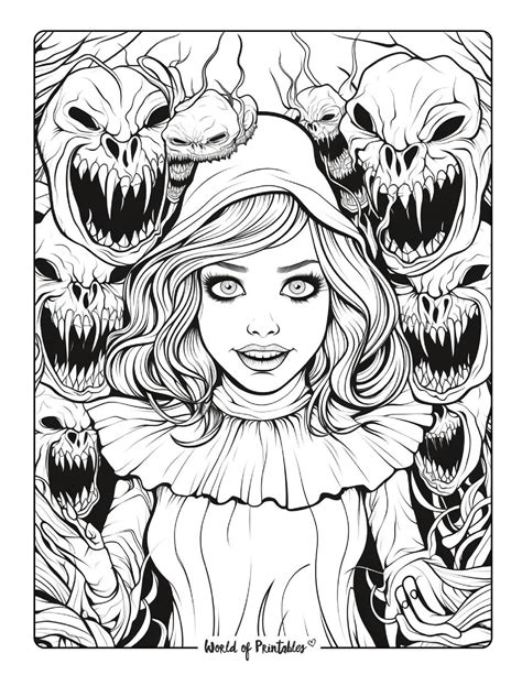 Macabre Coloring Pages