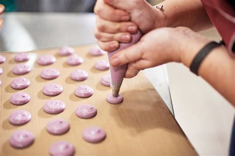 Macaron Making Process Image