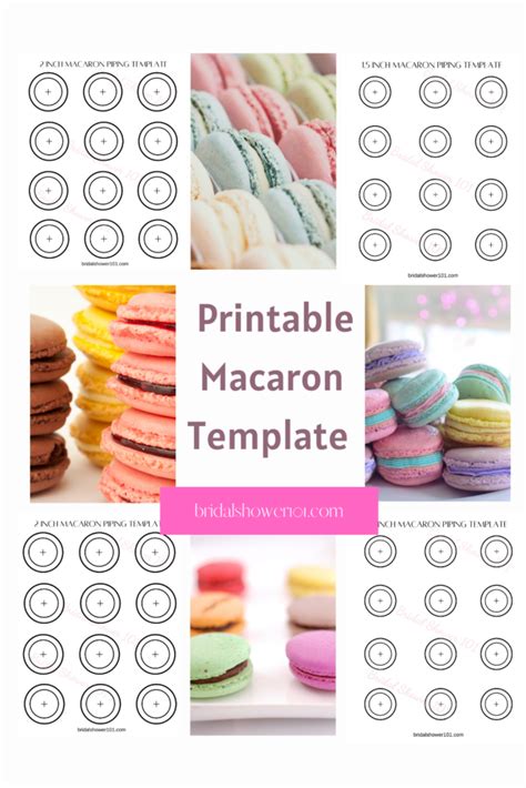 Macaron Printable Templates