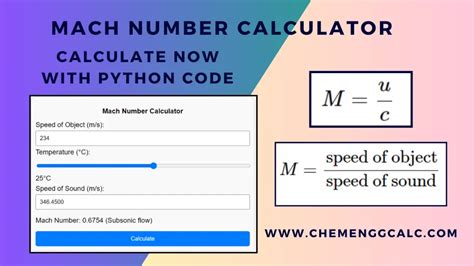 Mach Number Calculation