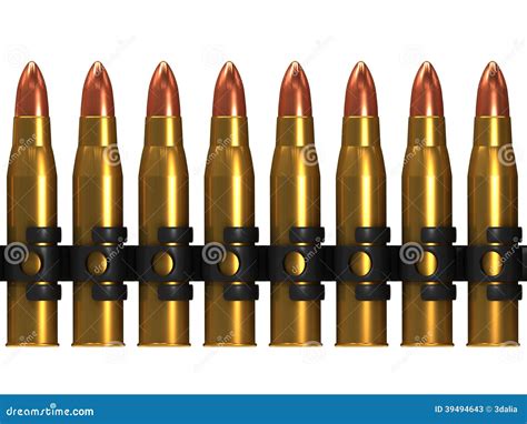 Machine gun bullets