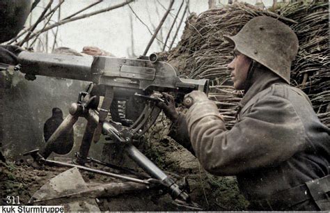 Machine gun trench warfare