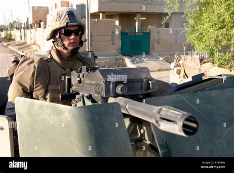 Machine Gunner Providing Security