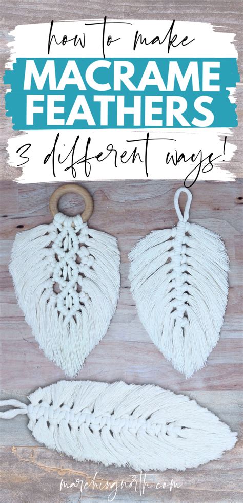 Macrame Feather Template Designs