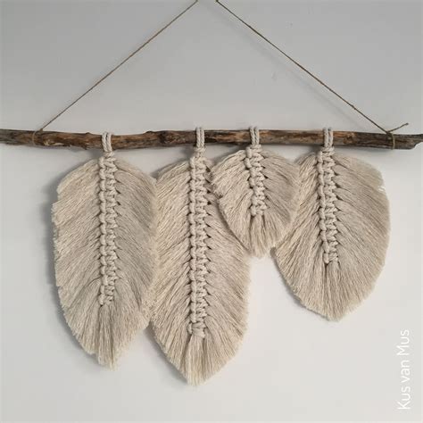 Macrame Feather Template Examples