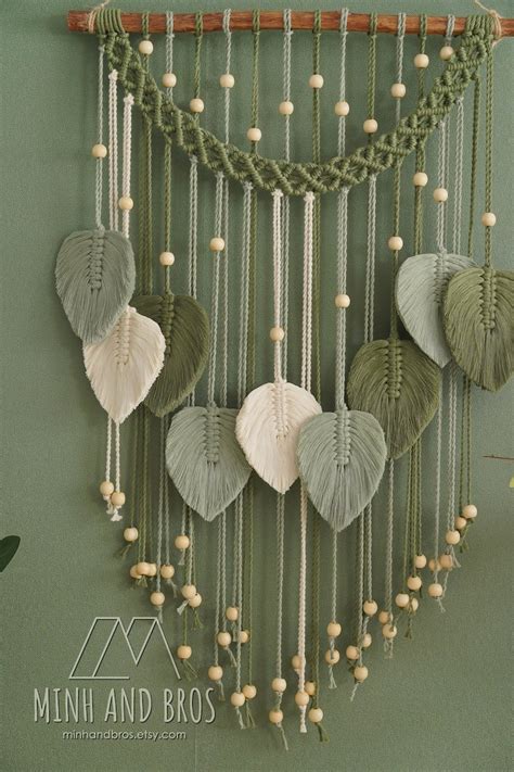 Macrame Leaf Embellishments