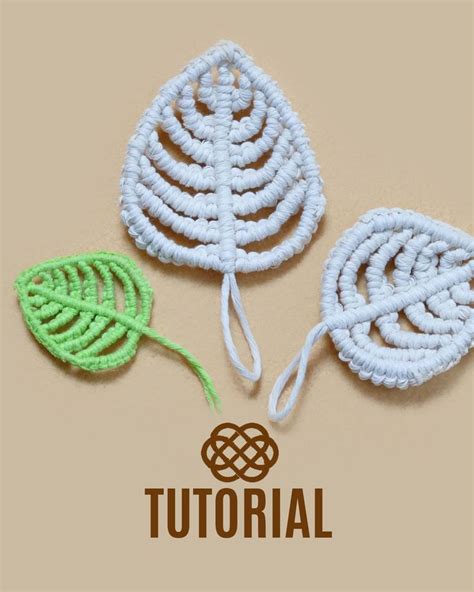 Macrame Leaf Template 1