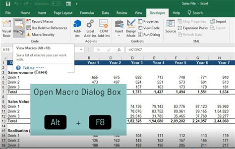 Macro Dialog Box in Word