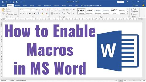 Macro-Enabled Word Document 3