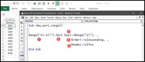 Macro Sort in Excel