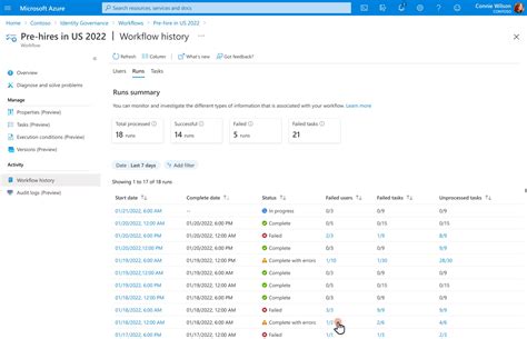 Macro for Workflow Status