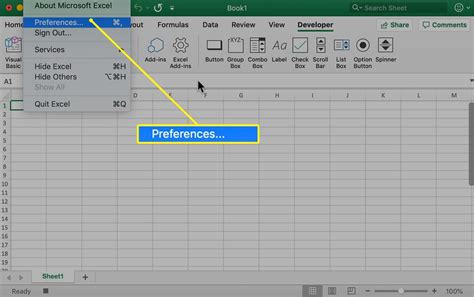 Macros in Excel on a Mac