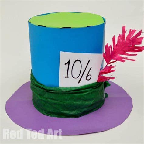 Mad Hatter's tea party hat craft