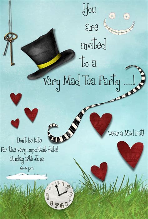 Mad Hatter party printables gallery 10