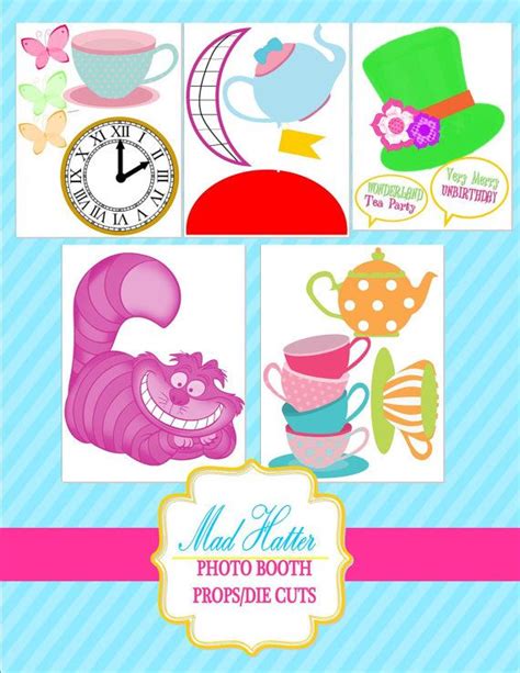 Mad Hatter party printables gallery 3