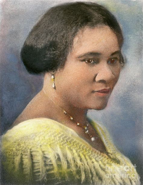 Madam C.J. Walker, an African American entrepreneur and philanthropist