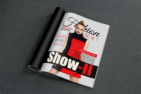 Minimalist Magazine Cover Template