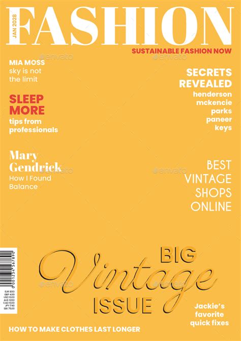 Magazine Cover Templates for Publishers