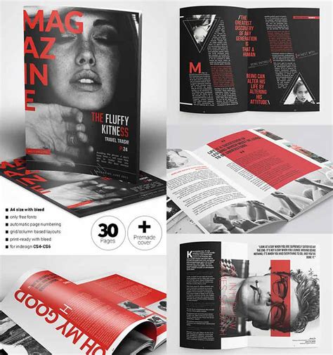 Magazine Template Design 9