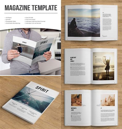 Magazine Template Features