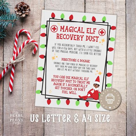 Magical Elf Recovery Letter Templates