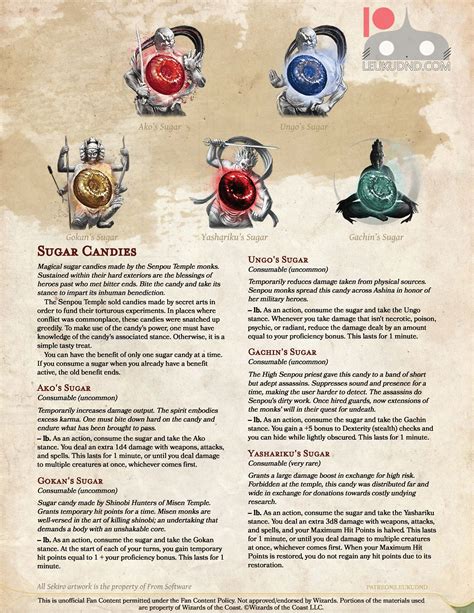 Magic items from various D&D editions