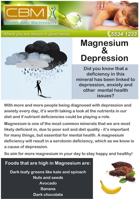 Magnesium and Depression