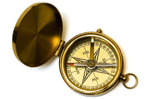 A magnetic compass