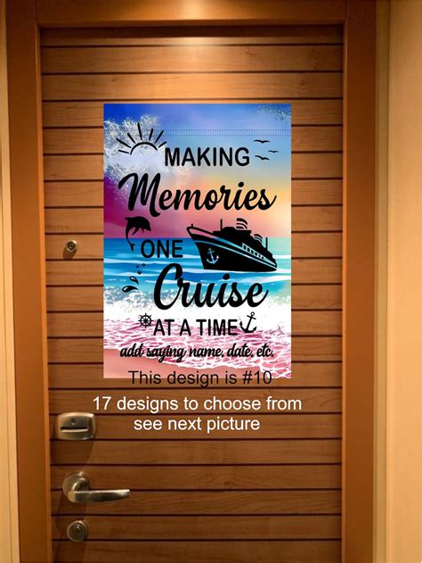 Magnetic cruise door decorations