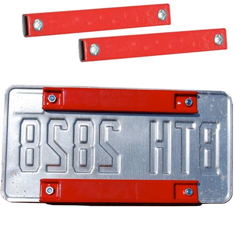 Magnetic sign license plate