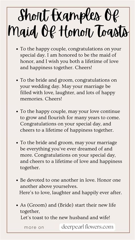 Maid of Honor Qualities