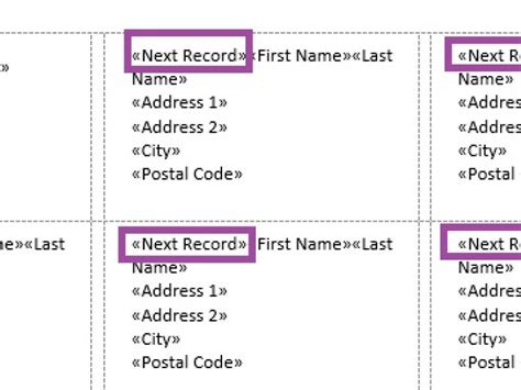 Mail Merge Labels Troubleshooting