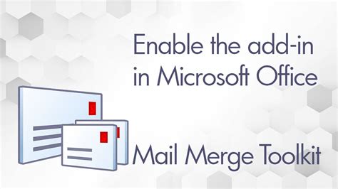 Mail merge tool